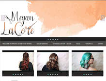 Tablet Screenshot of meganlacore.com